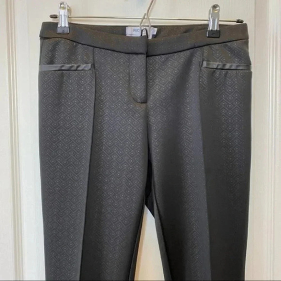 Ricki’s Black Slim Straight Leg Pant Cigarette Trousers Ponte Stretch Size 2 - Picture 5 of 15